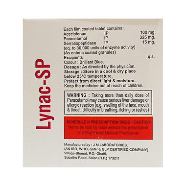 लिनैक-एसपी टैबलेट