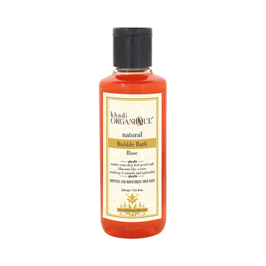 Khadi Organique Natural Bubble Bath Rose