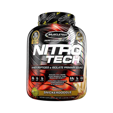 Muscletech Performance Series Nitro Tech Whey Isolate Snicker Doodle