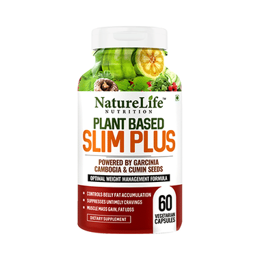 Nature Life Nutrition Plant Based Slim Plus Vegetarian Capsule