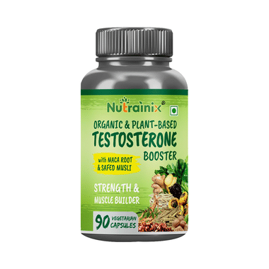 Nutrainix Organic & Plant-Based Testosterone Booster Vegetarian Capsule