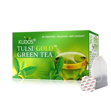 Kudos Tulsi Gold Green Tea (2gm Each)
