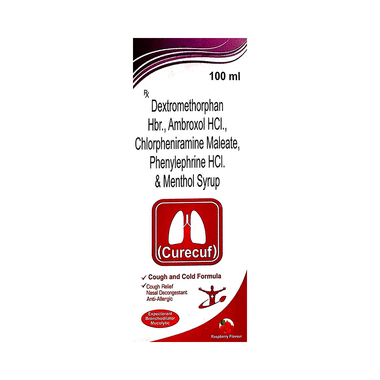 क्यूरकफ सिरप रास्पबेरी