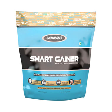 Big  Muscles Smart Gainer Strawberry