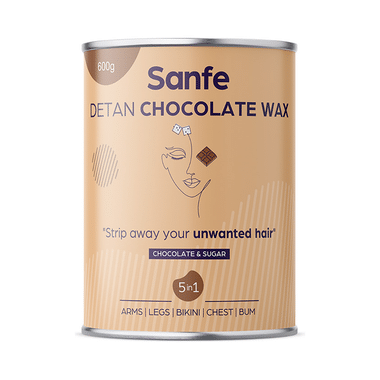 Sanfe Detan Chocolate Body Wax  For Hair Removal