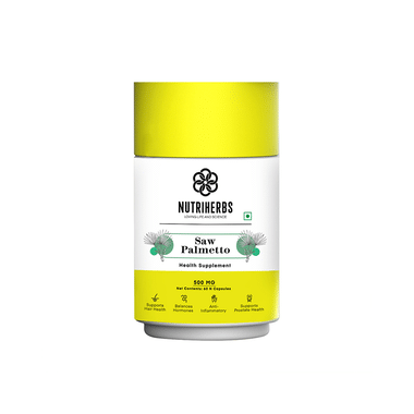 Nutriherbs Saw Palmetto 500mg Capsule