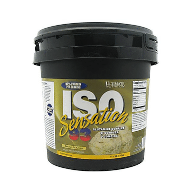 Ultimate Nutrition ISO Sensation 93 Whey Isolate Protein | Flavour Banana Ice Cream Powder