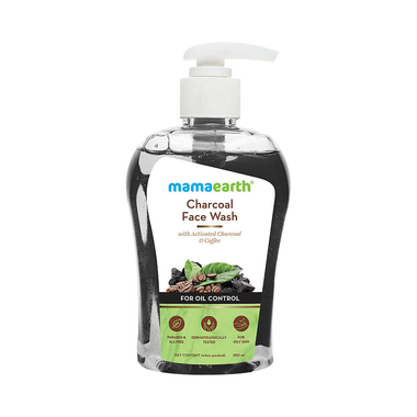 Mamaearth Charcoal Face Wash For Healthy Skin | Paraben & SLS-Free | Face Care Product For All Skin Types
