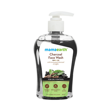 Mamaearth Charcoal Face Wash for Healthy Skin | Paraben & SLS-Free | Face Care Product for All Skin Types