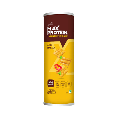 RiteBite Max Protein Chips With Fibre & Low GI | Gluten Free | Flavour Desi Masala