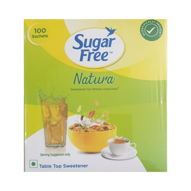 Sugar Free Natura Sweetner for Fitness Conscious (100 Sachet Each)