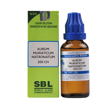 SBL Aurum Muriaticum Natronatum Dilution 200 CH