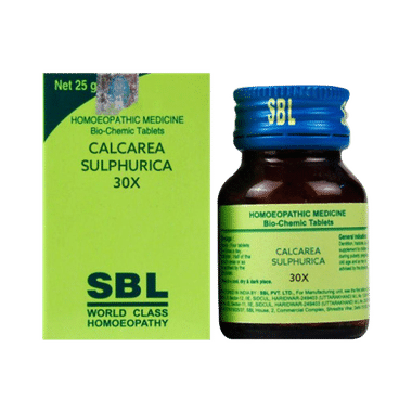 SBL Calcarea Sulphurica Biochemic Tablet 30X