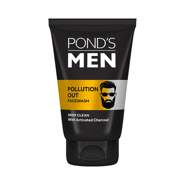 Pond's Men Pollution Out Deep Clean With Activated Charcoal Face Wash