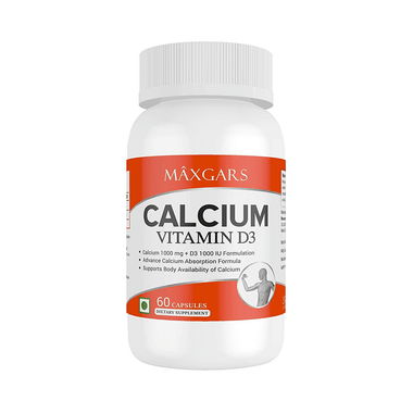 Maxgars Calcium Vitamin D3 Capsule