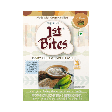 Pristine 1st Bites (10 Months - 24 Months) Stage-3 Baby Cereals With Milk | Millets