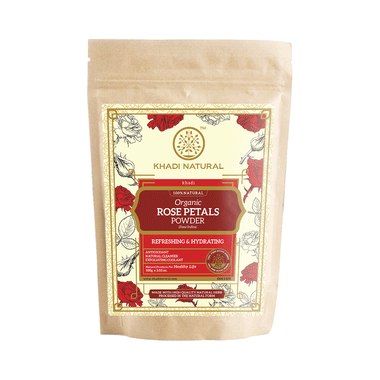 Khadi Naturals Organic Rose Petals Powder