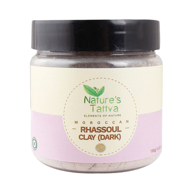 Nature's Tattva Moroccan Rhassoul Clay Dark