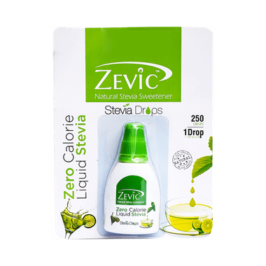 Zevic Stevia Zero Calorie Liquid 250 Drops