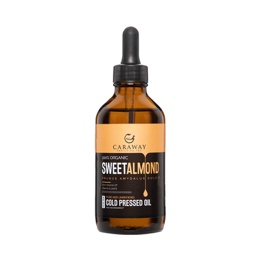 Caraway 100% Organic Sweet Almond Cold Pressed Oil