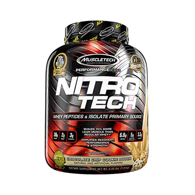 Muscletech Performance Series Nitro Tech Whey Isolate Chocolate Chip Cookie Dough