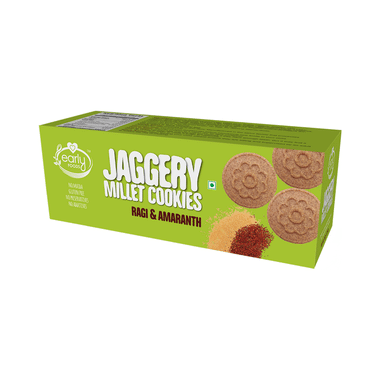 Early Foods Jaggery Millet Cookies (150gm Each) Ragi & Amaranth