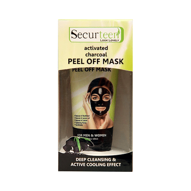 Securteen Activated Charcoal Peel Off Mask