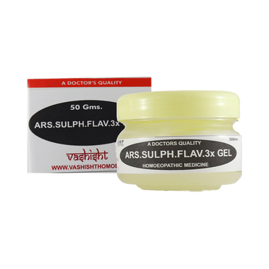 Vashisht Arsenic Sulph Flav 3X Gel