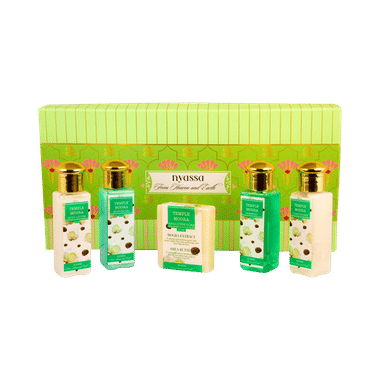 Nyassa Temple Mogra Bath Ritual Gift Set