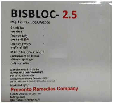 Bisbloc 2.5 Tablet Bisbloc 2.5 Tablet