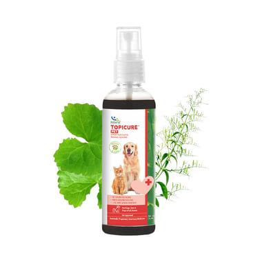 Natural Remedies Topicure Pet Spray For Rapid Wound Healing