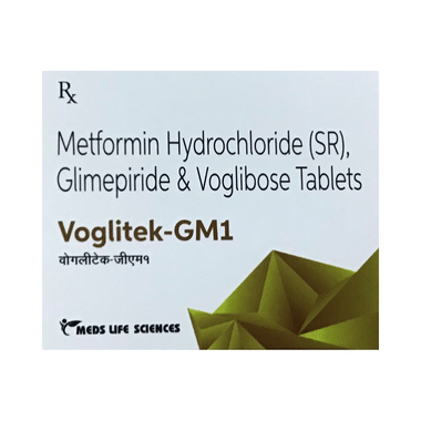 <span style='color:#626A7A'>Voglitek-GM 1 Tablet SR</span>