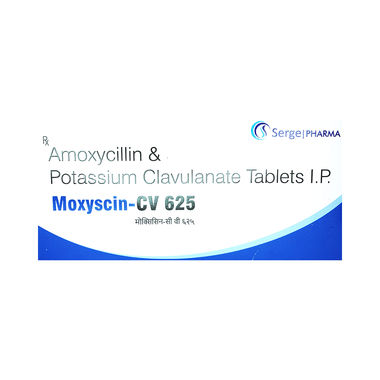 <span style='color:#626A7A'>Moxyscin-CV 625 Tablet</span>