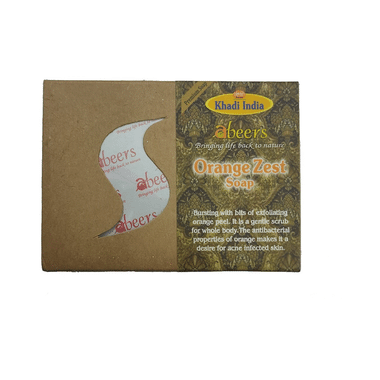 Khadi India Abeers Premium Orange Zest Soap