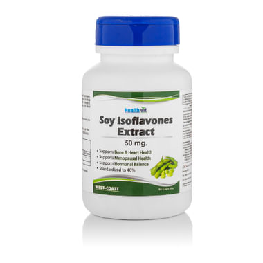 HealthVit Soy Isoflavones Extract 50mg Capsule