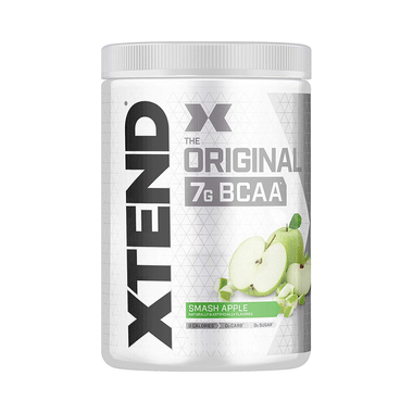 Scivation Xtend BCAA Powder With Electrolytes| For Muscle Growth & Recovery | Flavour Smash Apple
