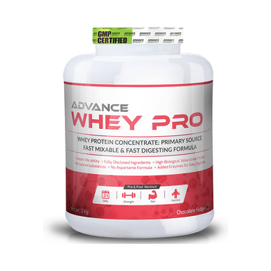 Advance Nutratech Whey Pro Protein Powder Chocolate Fudge