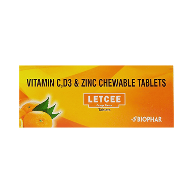 Letcee Chewable Tablet Orange