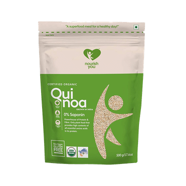 Nourish You Organic Indian White Quinoa Seeds