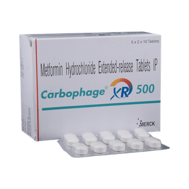 Carbophage XR 500 Tablet