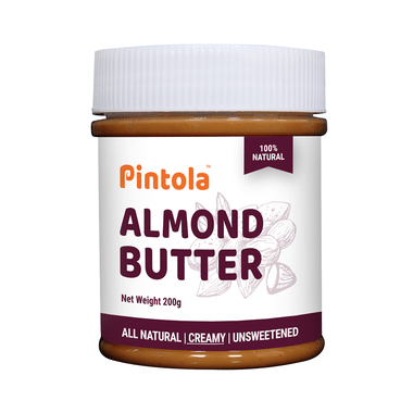 Pintola All Natural Almond Butter Creamy Unsweetened