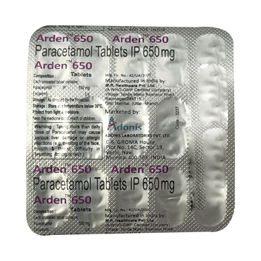 Arden 650mg Tablet