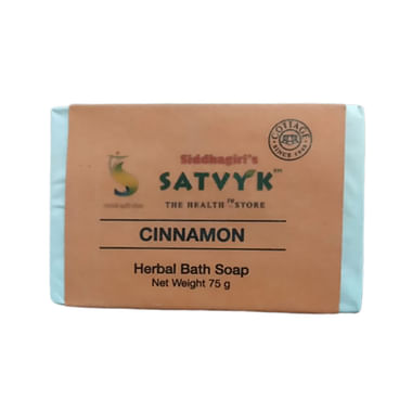 Satvyk Herbal Bath Soap Cinnamon