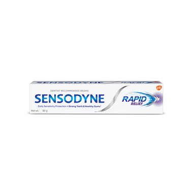 Sensodyne Rapid Relief Sensitive For Healthy Gums & Strong Teeth | Daily Protection Toothpaste
