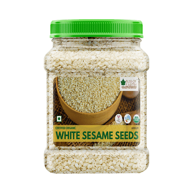 Bliss Of Earth Certified Organic White Sesame Seeds