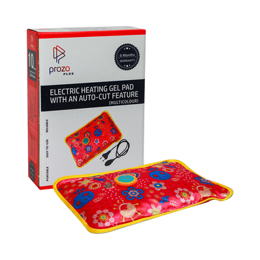 Prozo Plus Electric Heating Gel Pad With An Auto-Cut Feature Multicolor