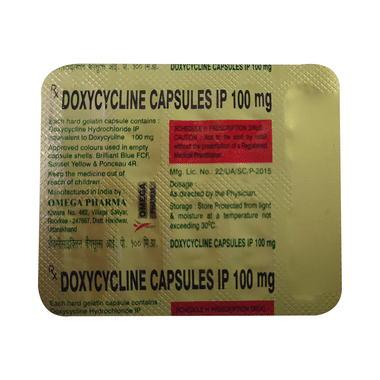 Omega Doxycycline 100mg Capsule