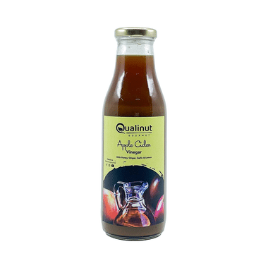 Qualinut Gourmet Apple Cider Vinegar With Honey, Ginger, Garlic & Lemon