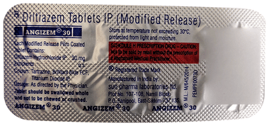 Angizem 30 Tablet MR Angizem 30 Tablet MR