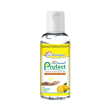 Dr. Morepen Protect Instant Hand Sanitizer Lemon